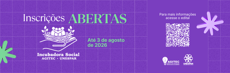 BANNER INSCRIÇÕES INCUBADORA SOCIAL 2026