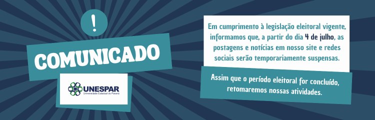 Comunicado sobre o Periodo eleitoral