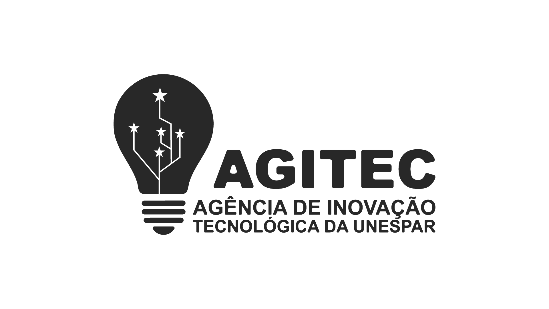 Logo preta com fundo transparente (horizontal)