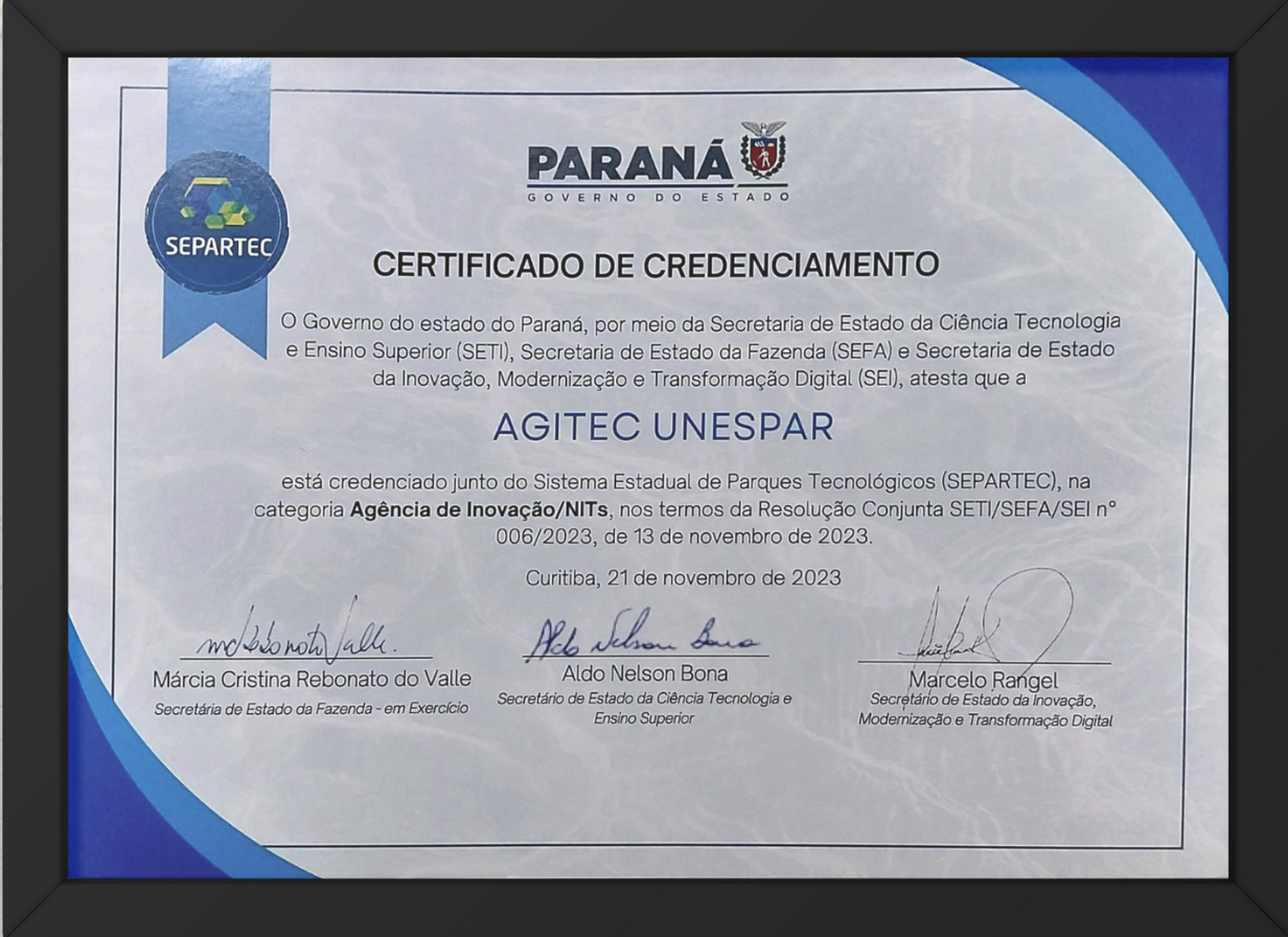 CERTIFICADO DE CREDENCIAMENTO PARANAGUÁ